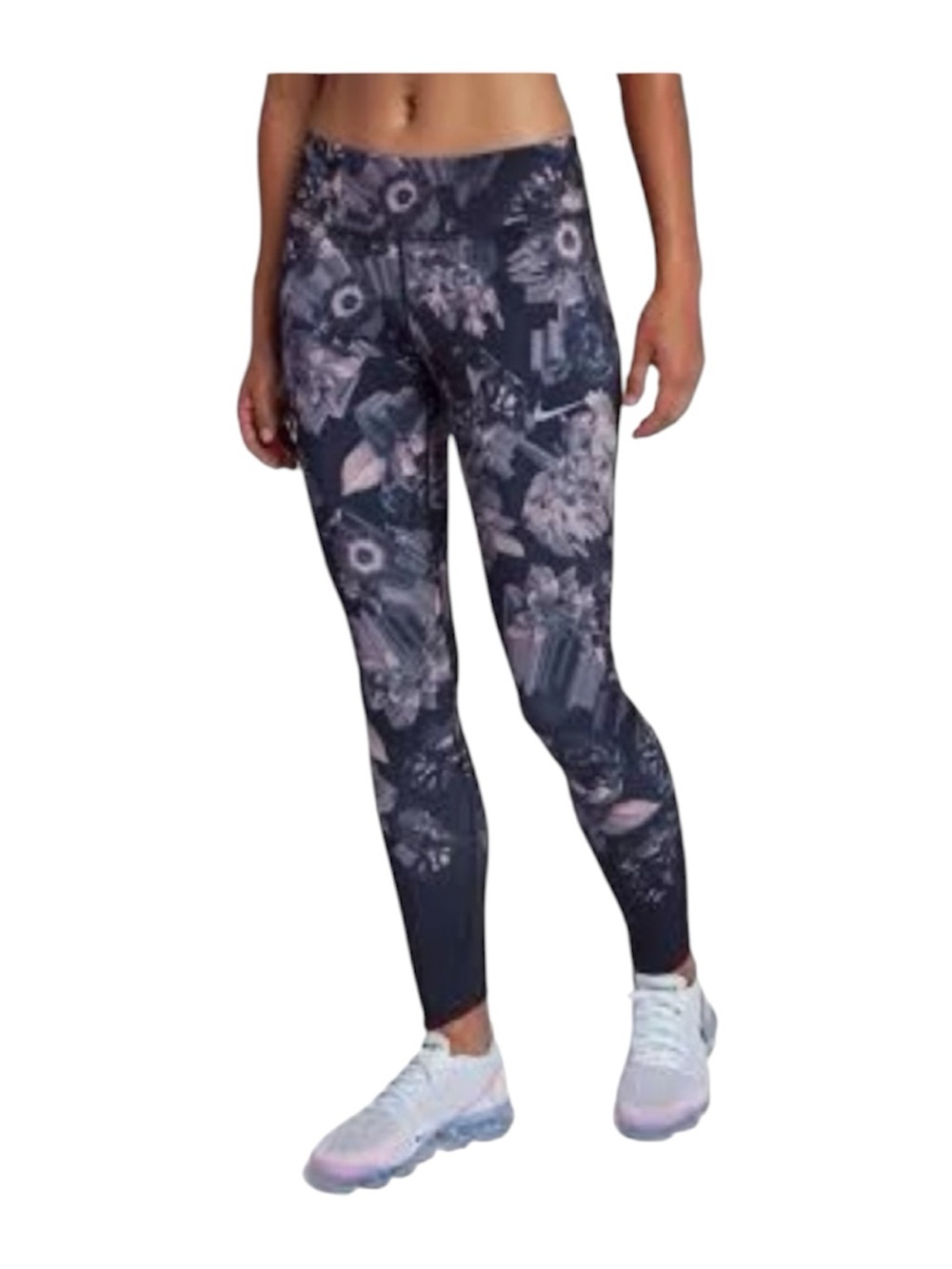 Nike Lux Floral Dri-Fit Print High-Rise Leggings - Picture 2 of 9
